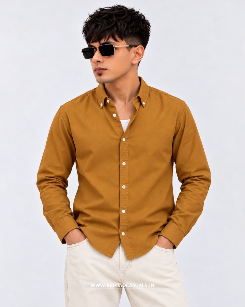 Everyday Comfort Plain Cotton Shirt