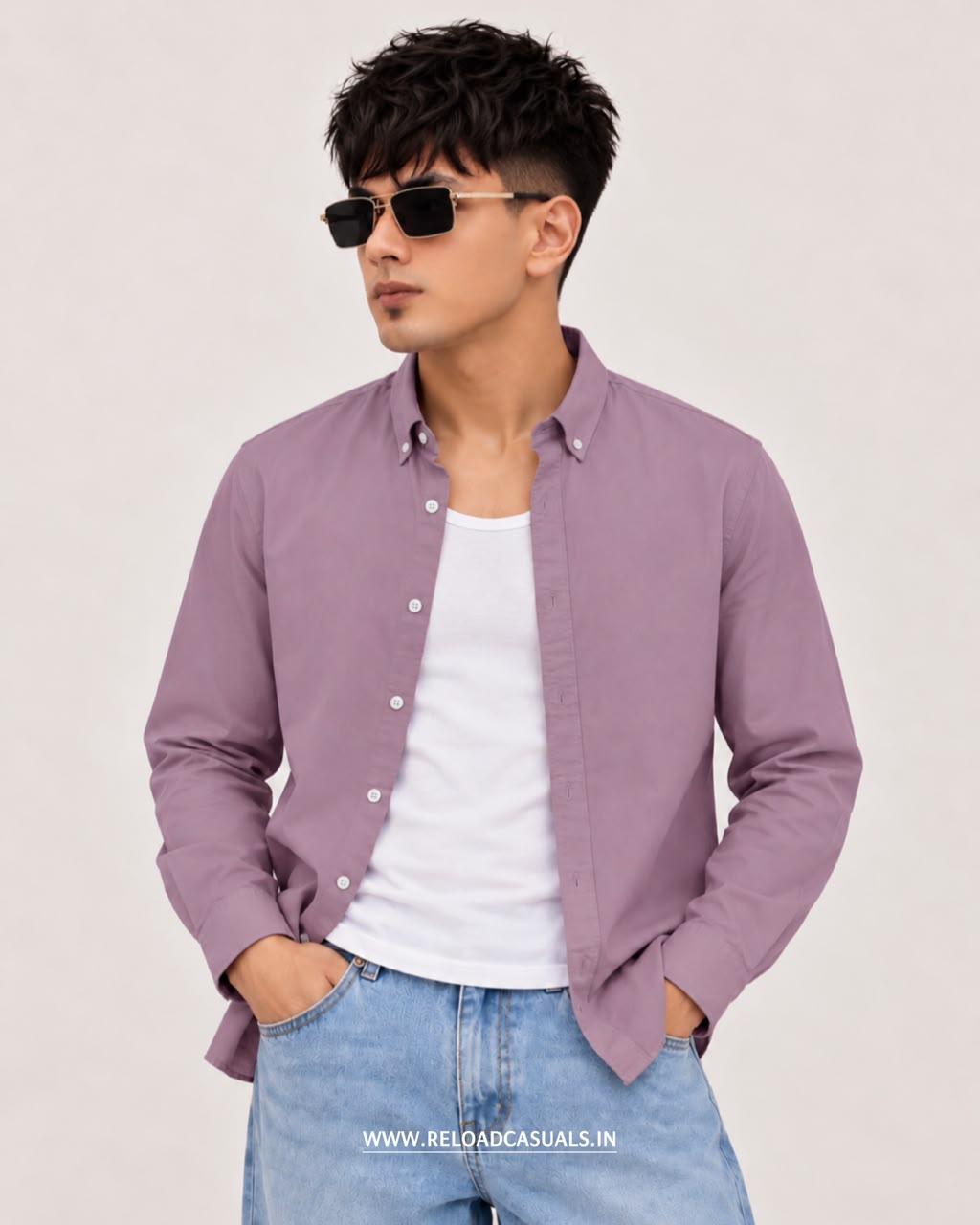Everyday Comfort Plain Cotton Shirt