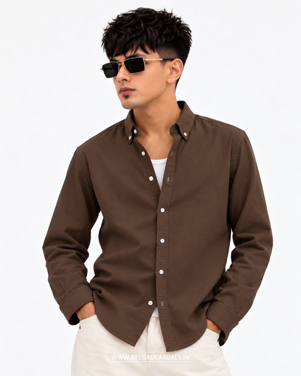 Everyday Comfort Plain Cotton Shirt