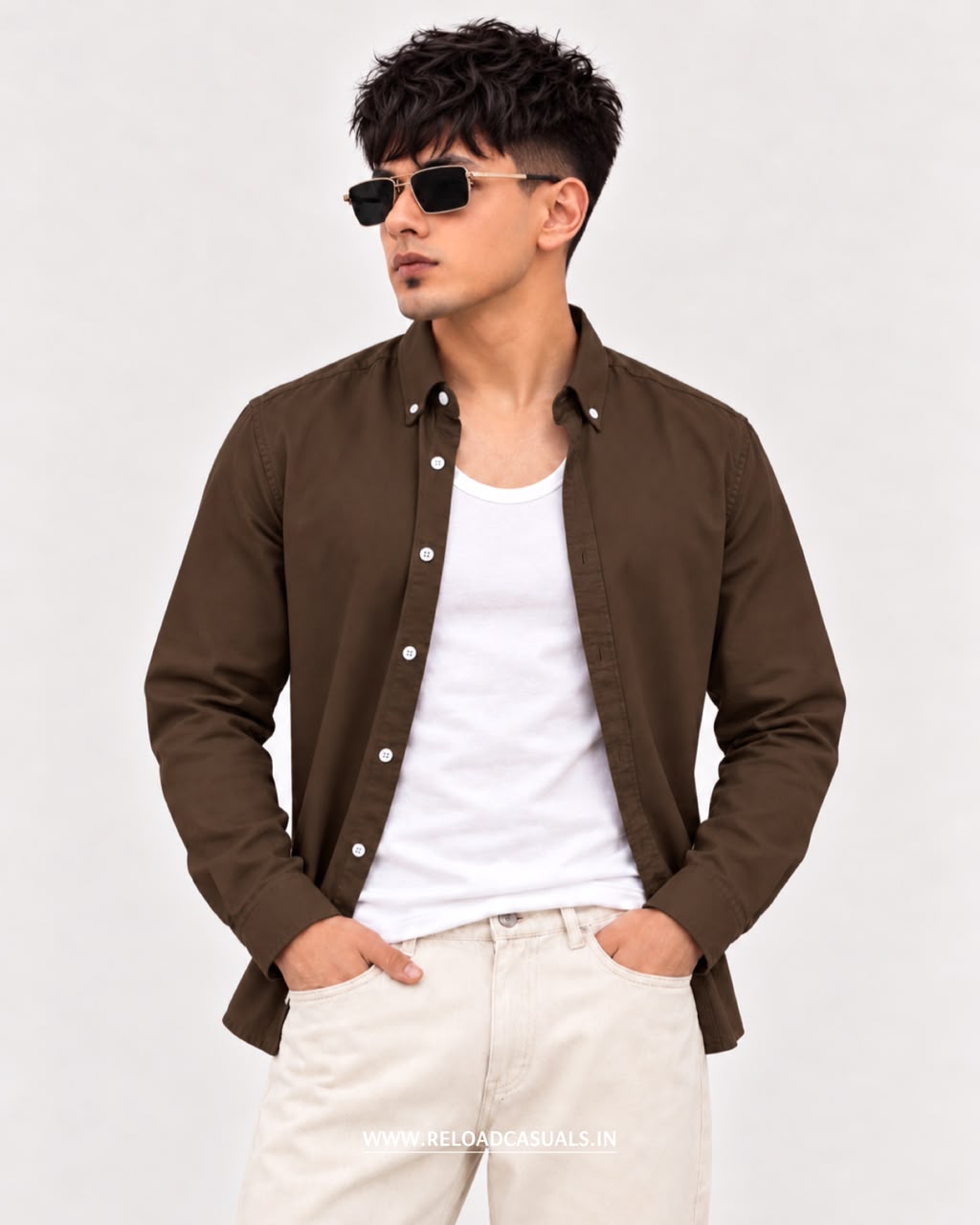 Everyday Comfort Plain Cotton Shirt