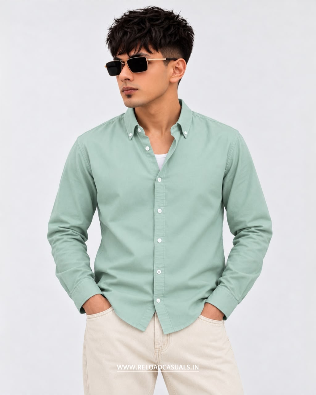Everyday Comfort Plain Cotton Shirt