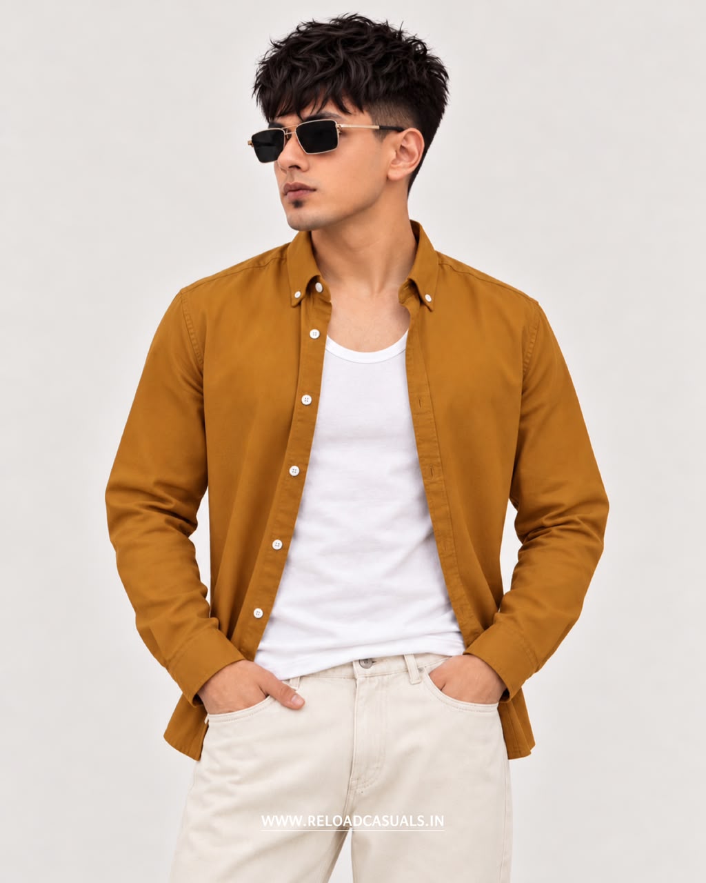 Everyday Comfort Plain Cotton Shirt
