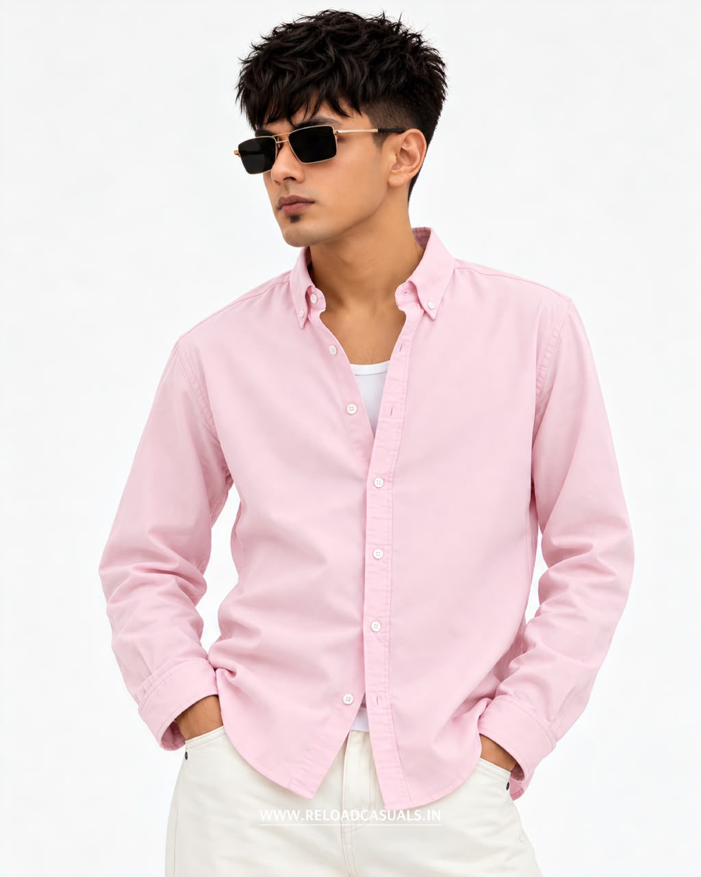 Everyday Comfort Plain Cotton Shirt
