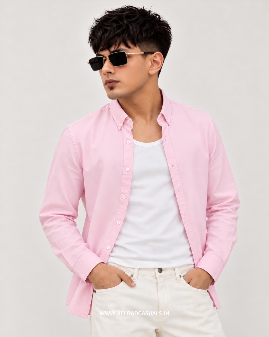 Everyday Comfort Plain Cotton Shirt