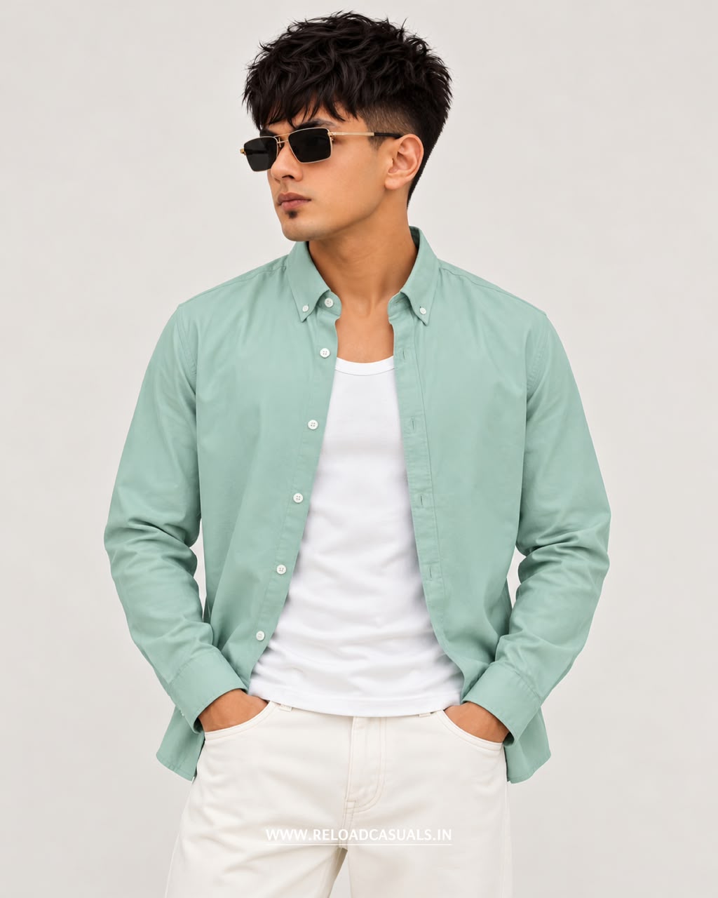 Everyday Comfort Plain Cotton Shirt