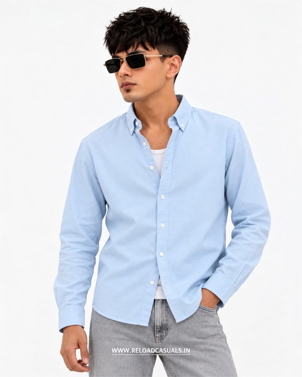 Everyday Comfort Plain Cotton Shirt