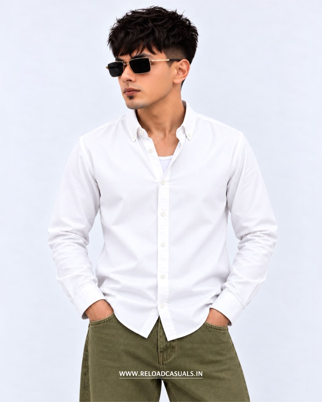 Everyday Comfort Plain Cotton Shirt