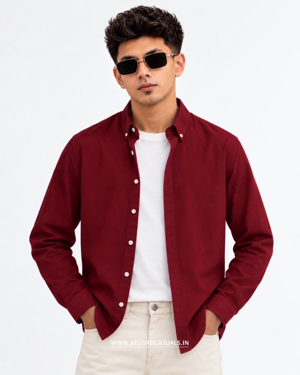 Everyday Comfort Plain Cotton Shirt