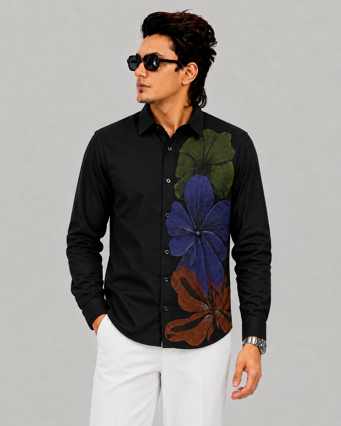FloraBlend Casual Shirt