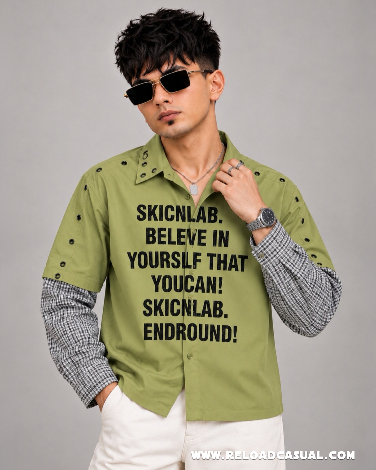 The Style Doctor Sleeves Boxy Fit Shirt