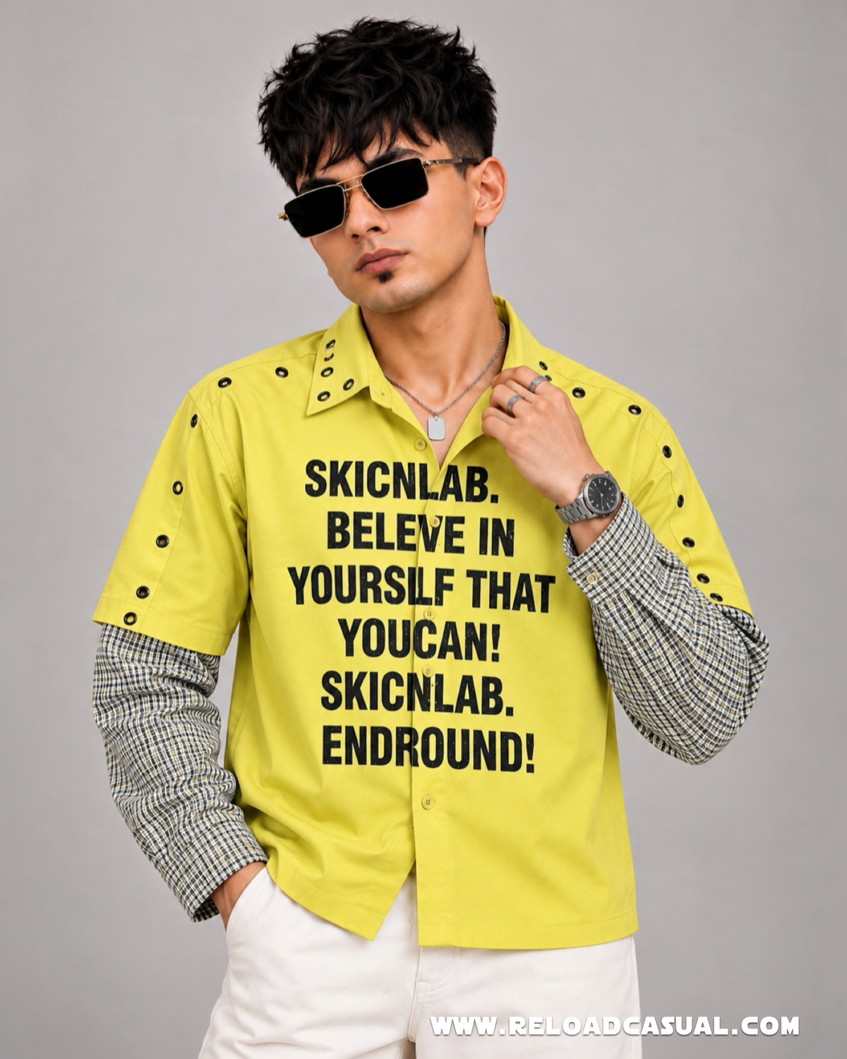 The Style Doctor Sleeves Boxy Fit Shirt