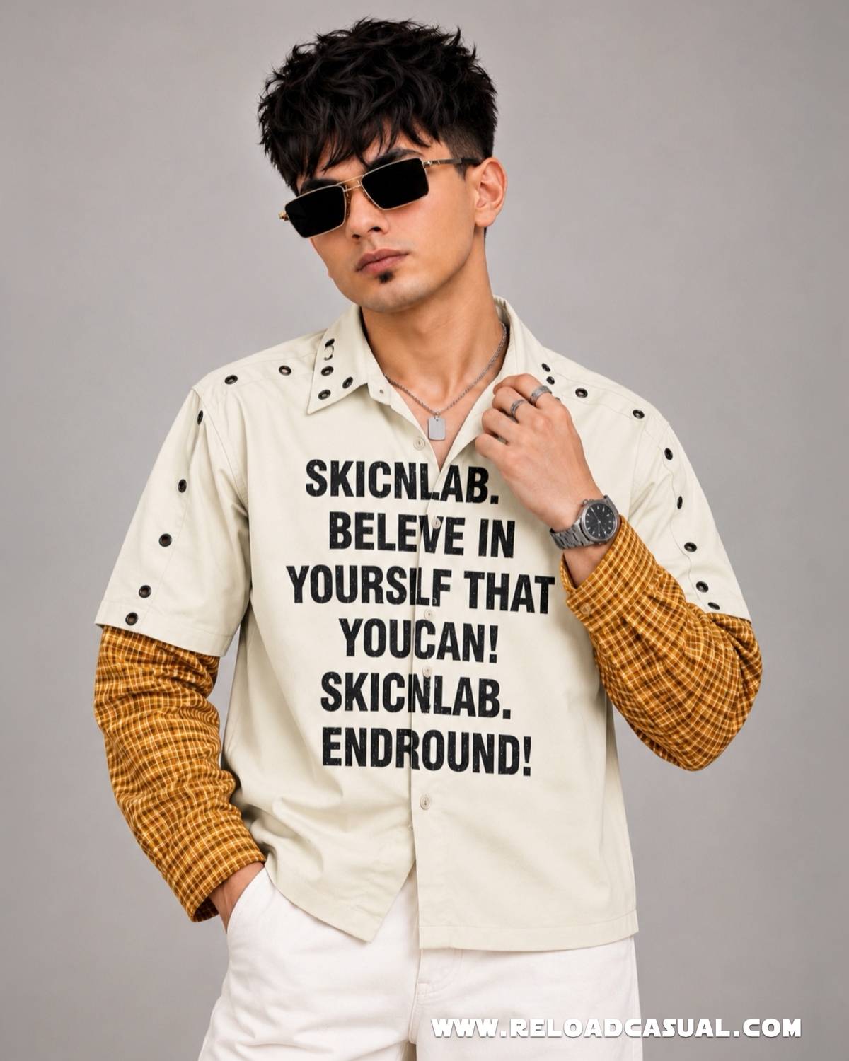 The Style Doctor Sleeves Boxy Fit Shirt