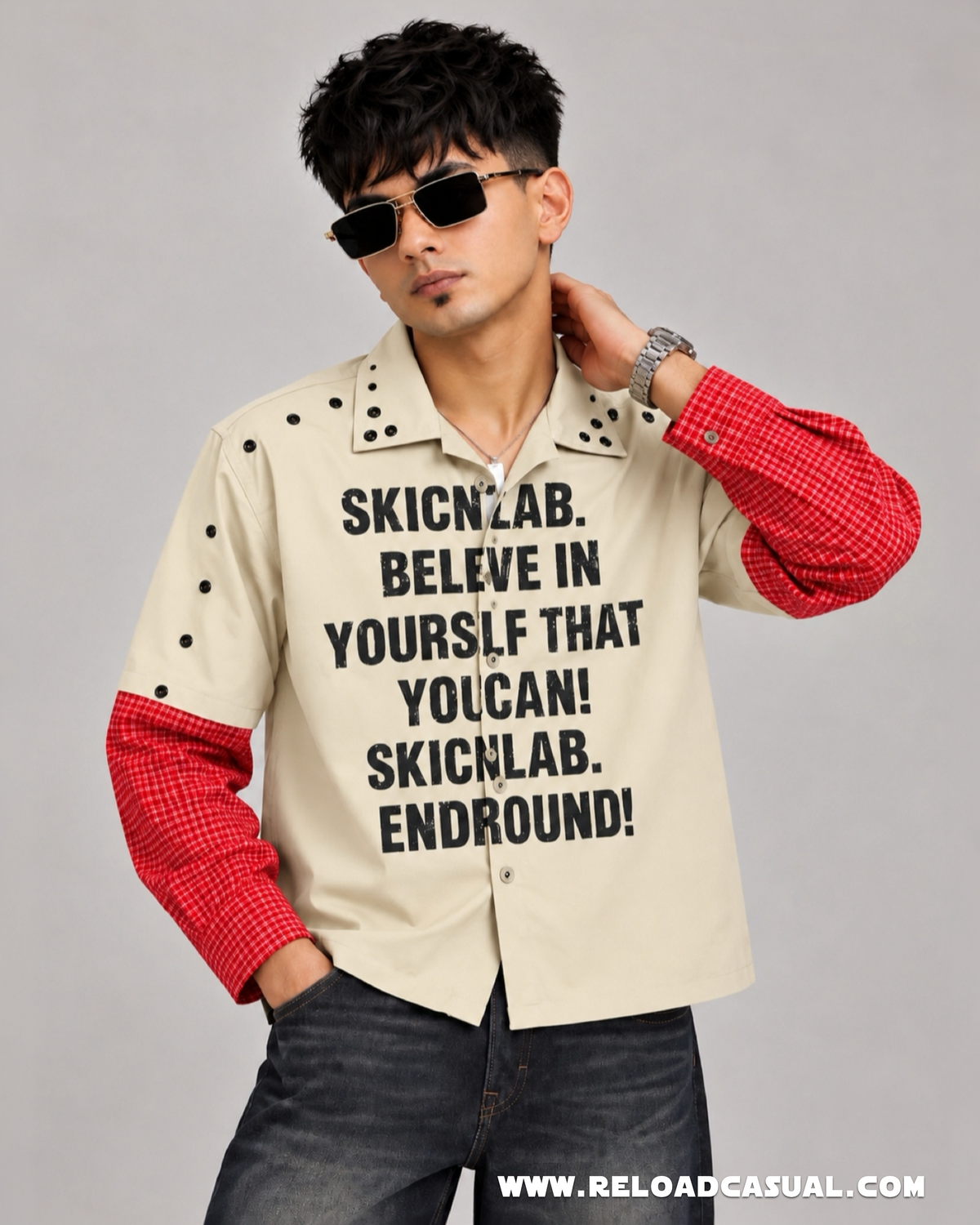 The Style Doctor Sleeves Boxy Fit Shirt