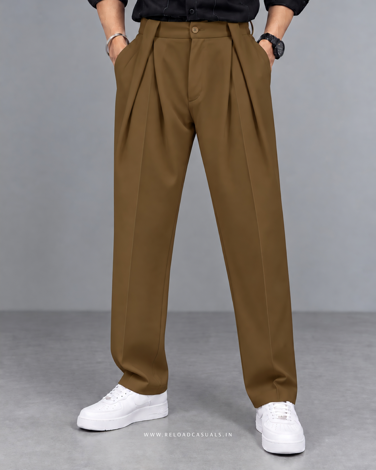 Mens Korean Relaxed Baggy Pants