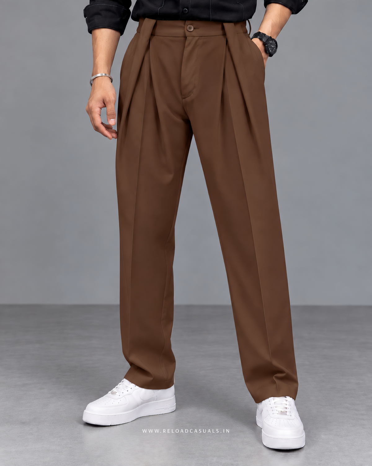 Mens Korean Relaxed Baggy Pants