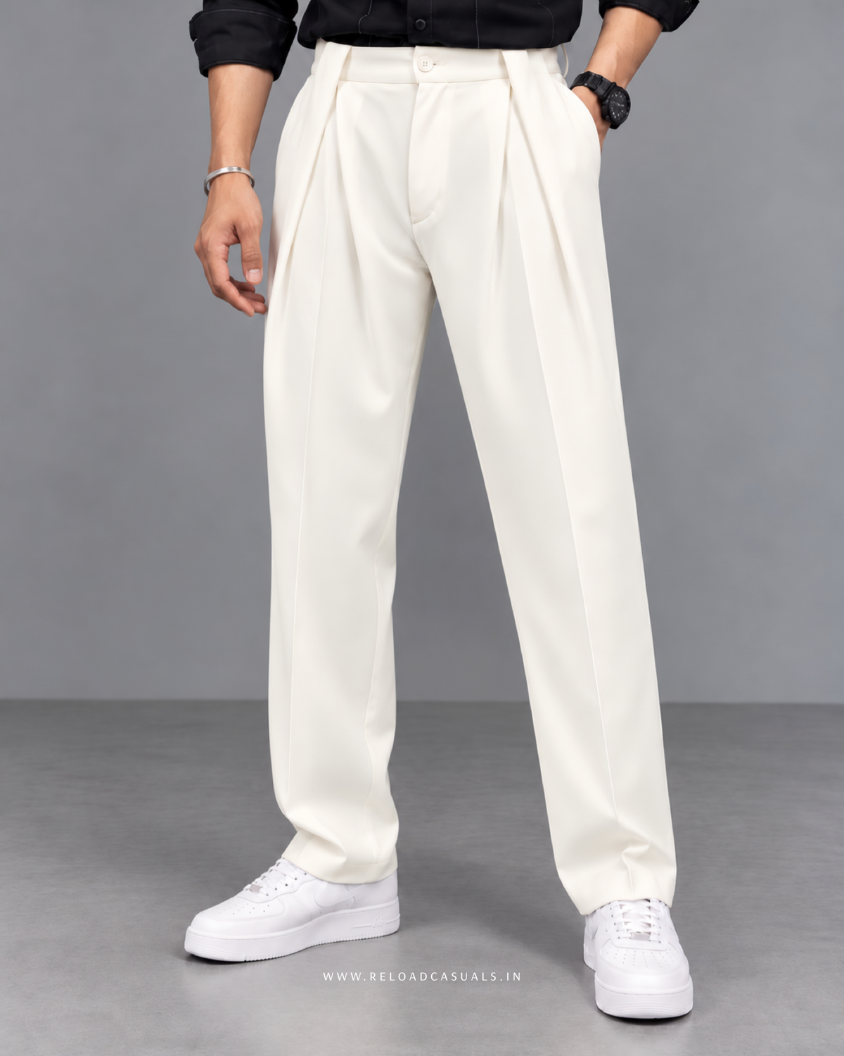 Mens Korean Relaxed Baggy Pants