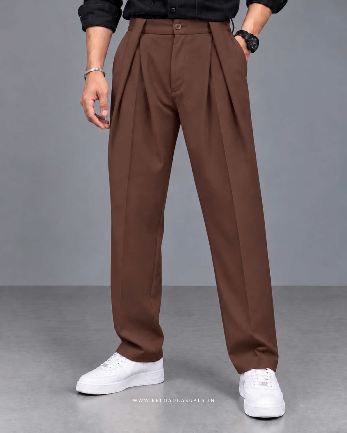 Mens Korean Relaxed Baggy Pants