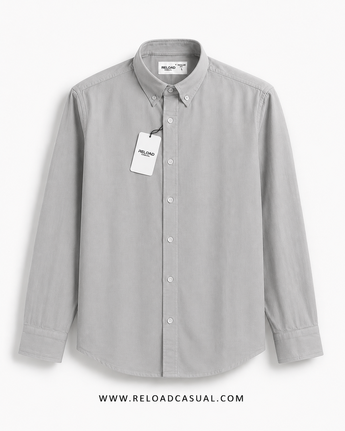 Men's Textured Linen Slim Fit Shirt