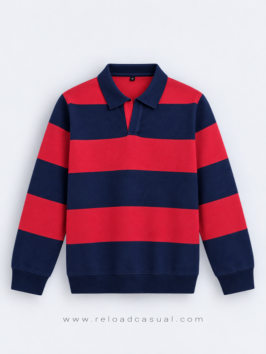 Men's Bold Strip Full Sleeve T-Shirt