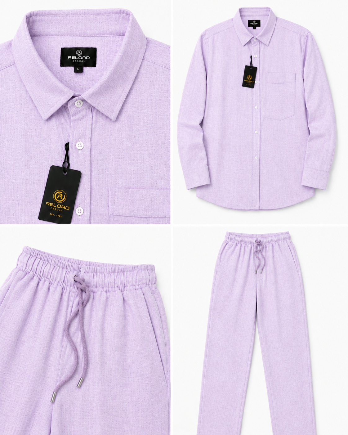 Relaxed Fit Summer Linen Tracksuit