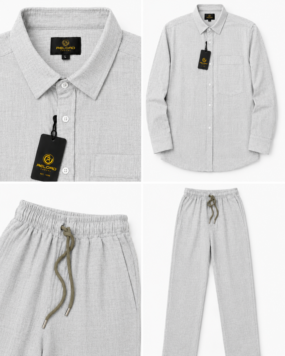 Relaxed Fit Summer Linen Tracksuit