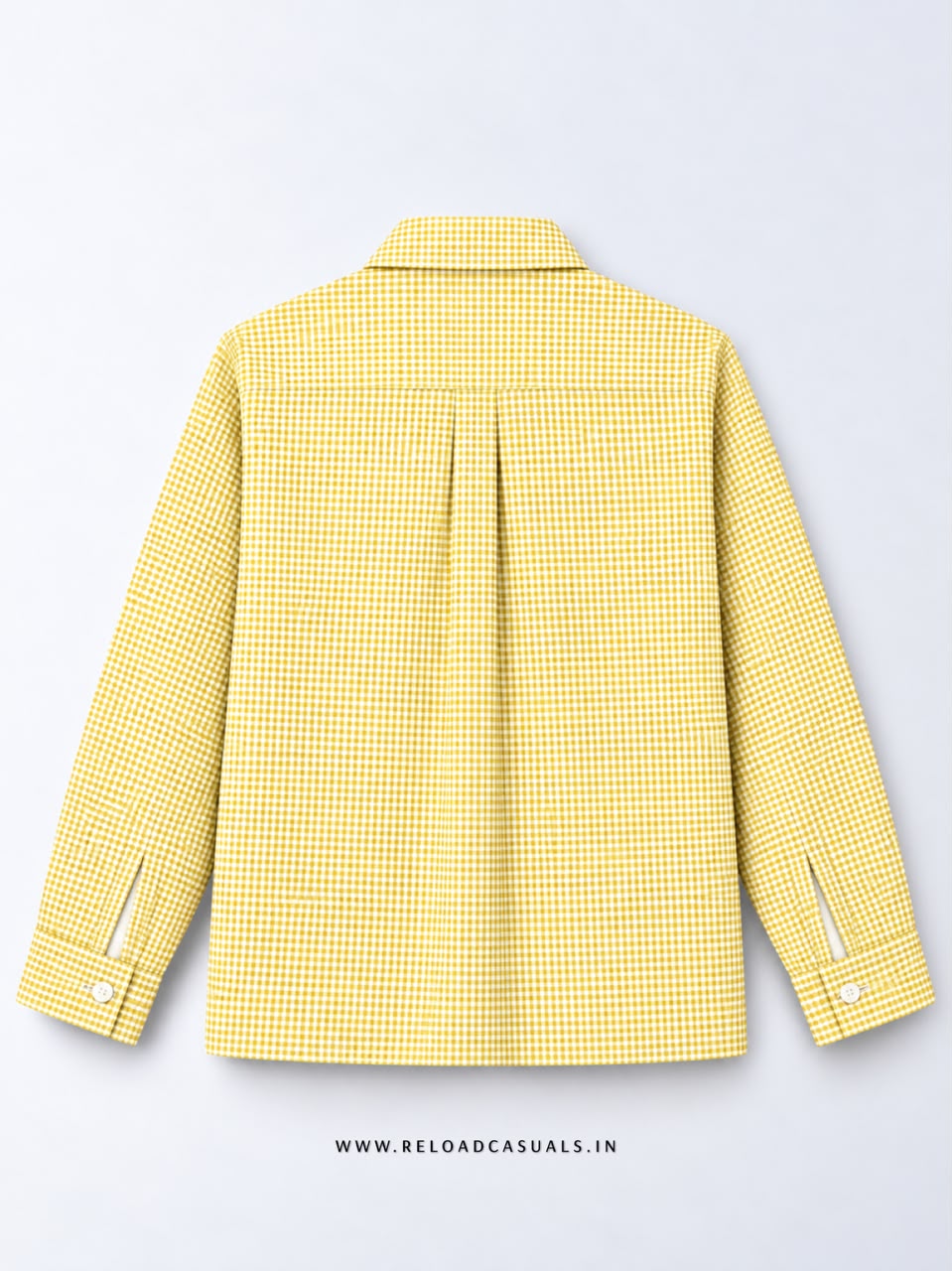 Men’s Sunflower Print Buckle Boxy Check Shirt