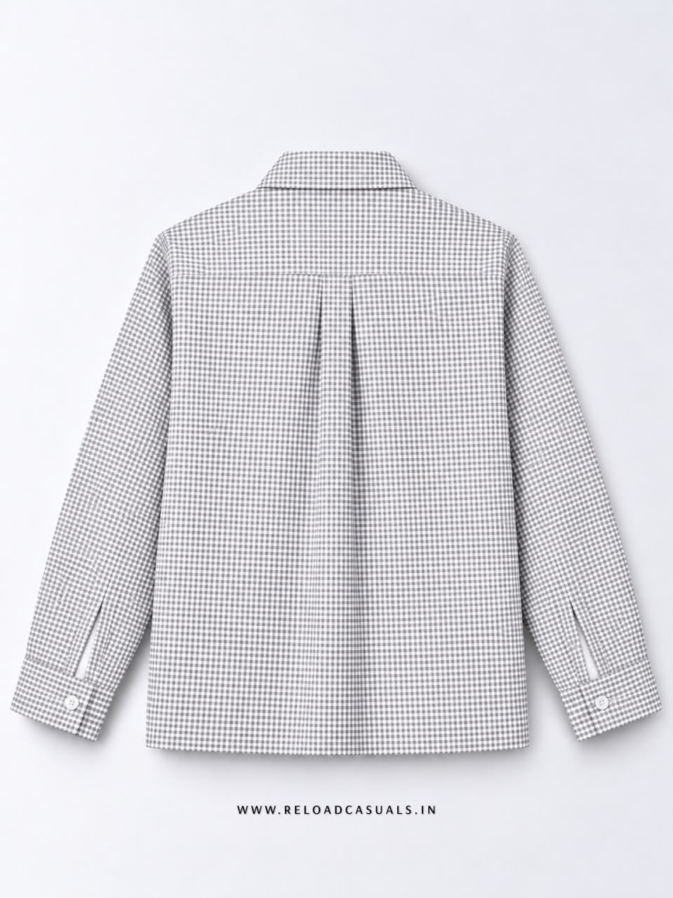 Men’s Sunflower Print Buckle Boxy Check Shirt