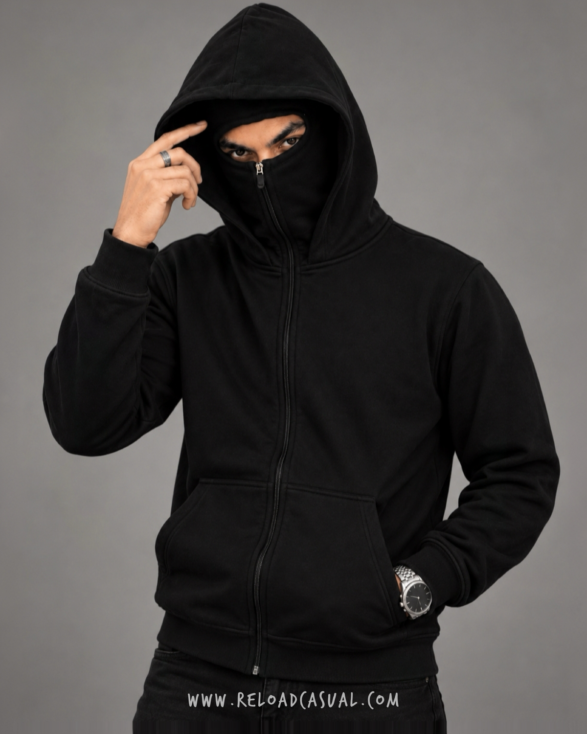 Ninja Zipper Imp Hoodie