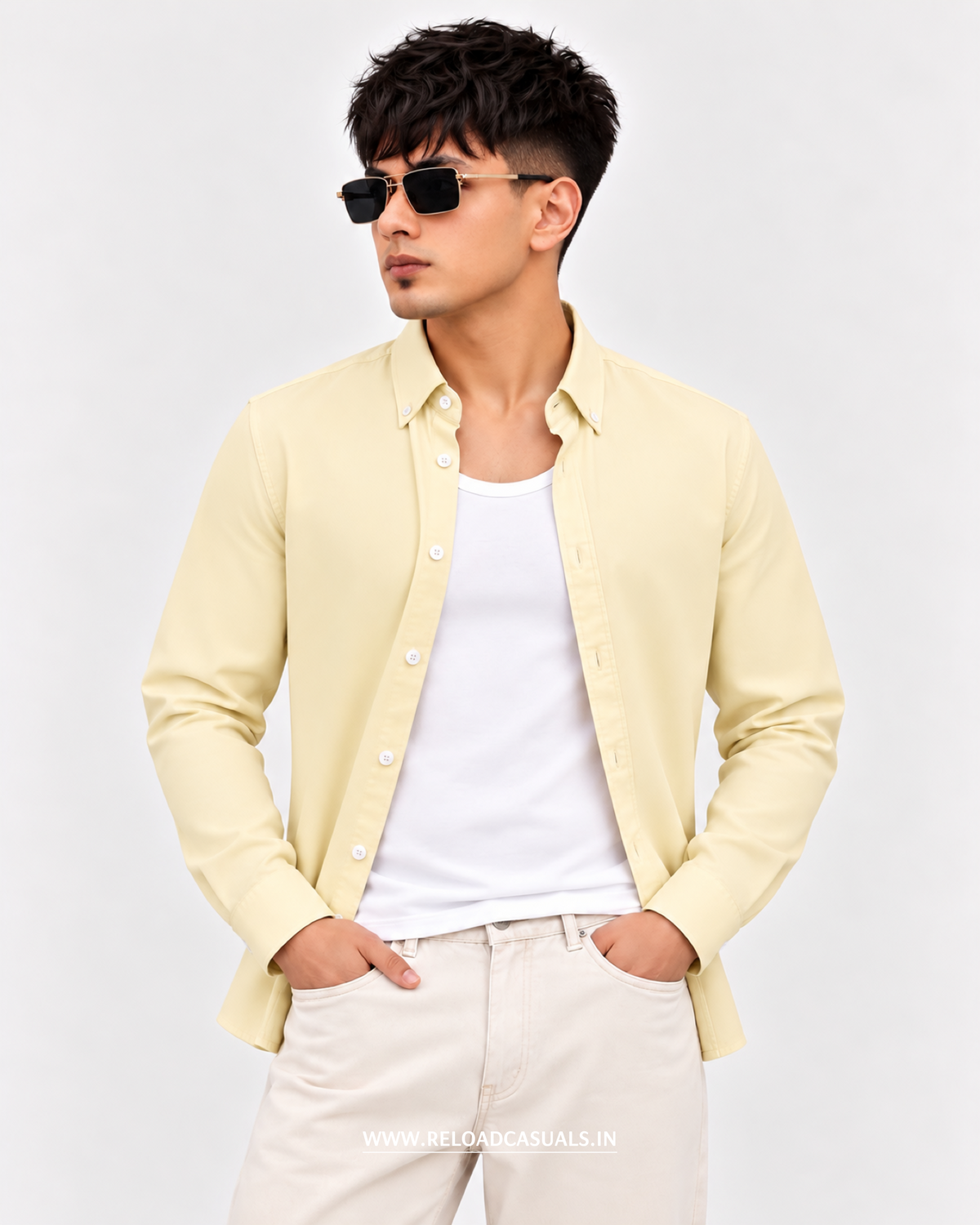 Everyday Comfort Plain Cotton Shirt