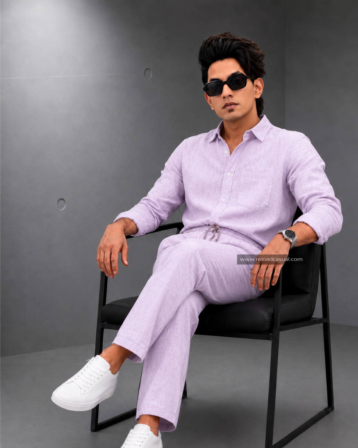 Relaxed Fit Summer Linen Tracksuit