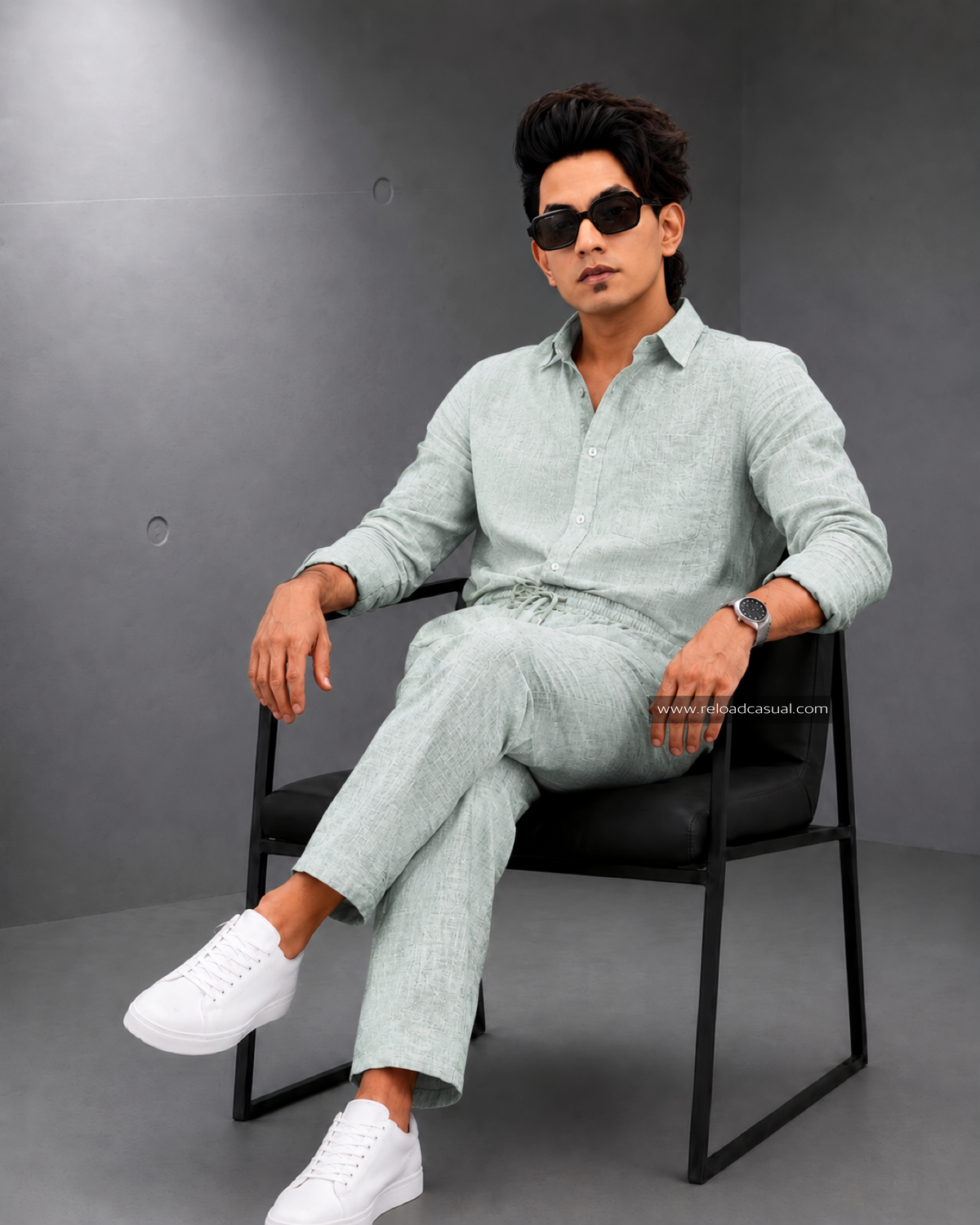 Relaxed Fit Summer Linen Tracksuit