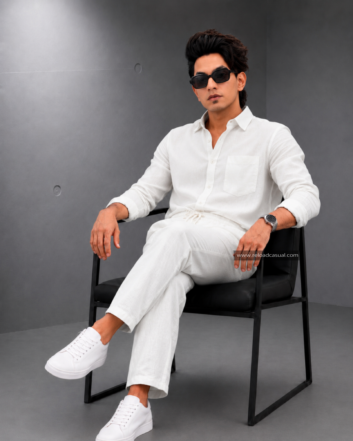 Relaxed Fit Summer Linen Tracksuit