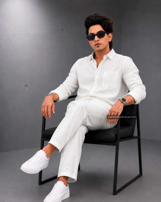 Relaxed Fit Summer Linen Tracksuit