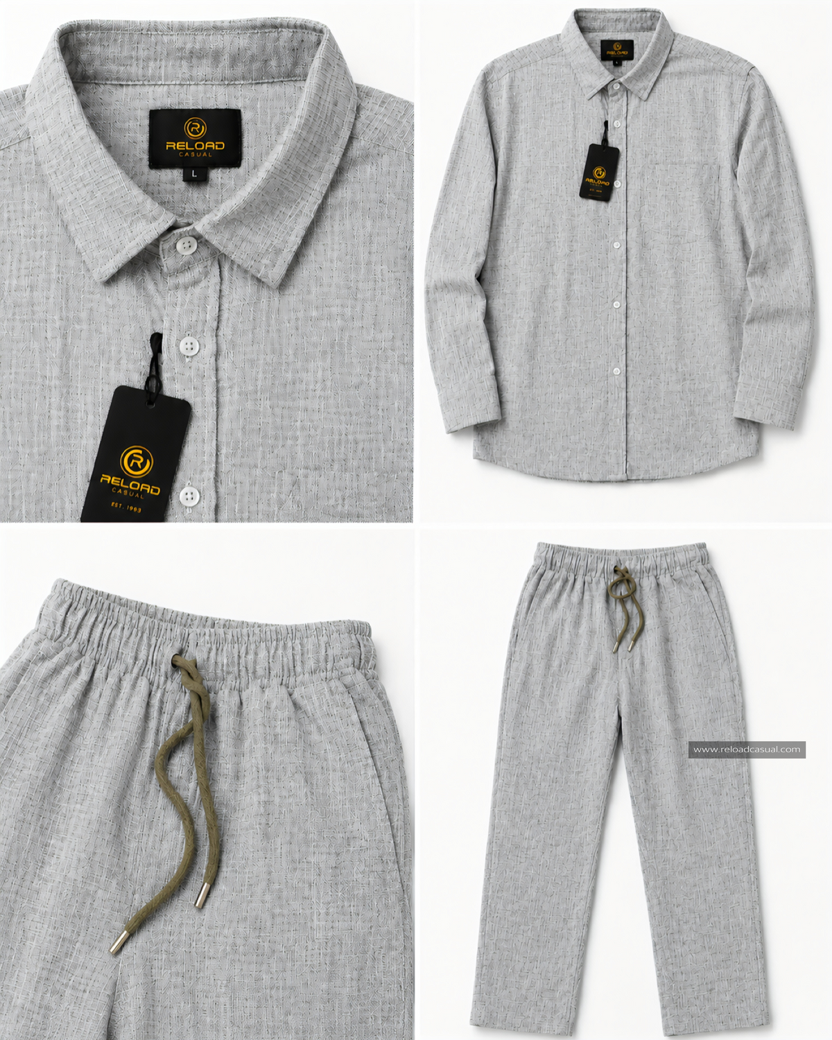 Relaxed Fit Summer Linen Tracksuit