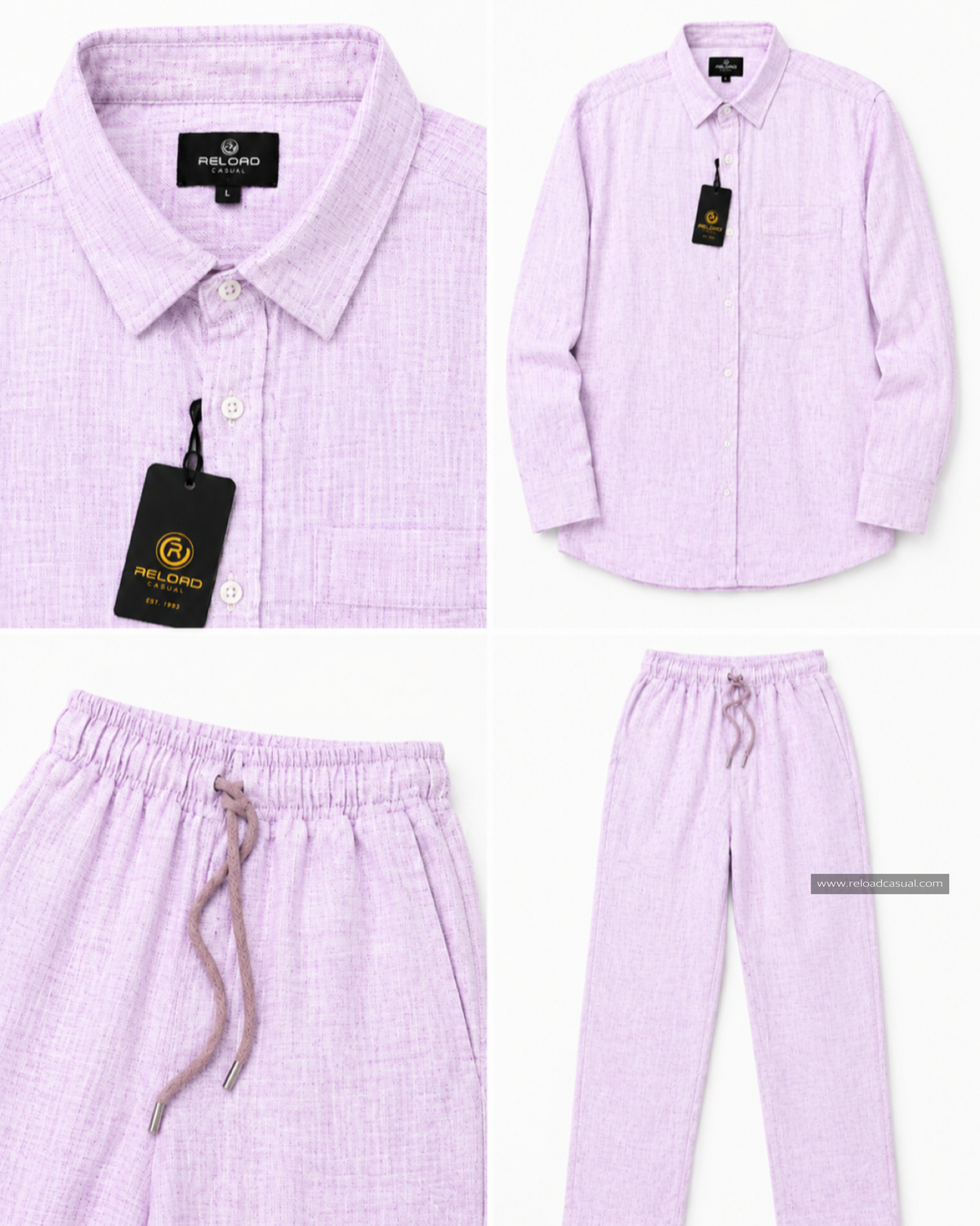 Relaxed Fit Summer Linen Tracksuit