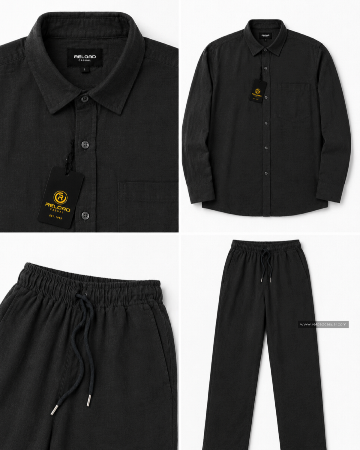 Relaxed Fit Summer Linen Tracksuit