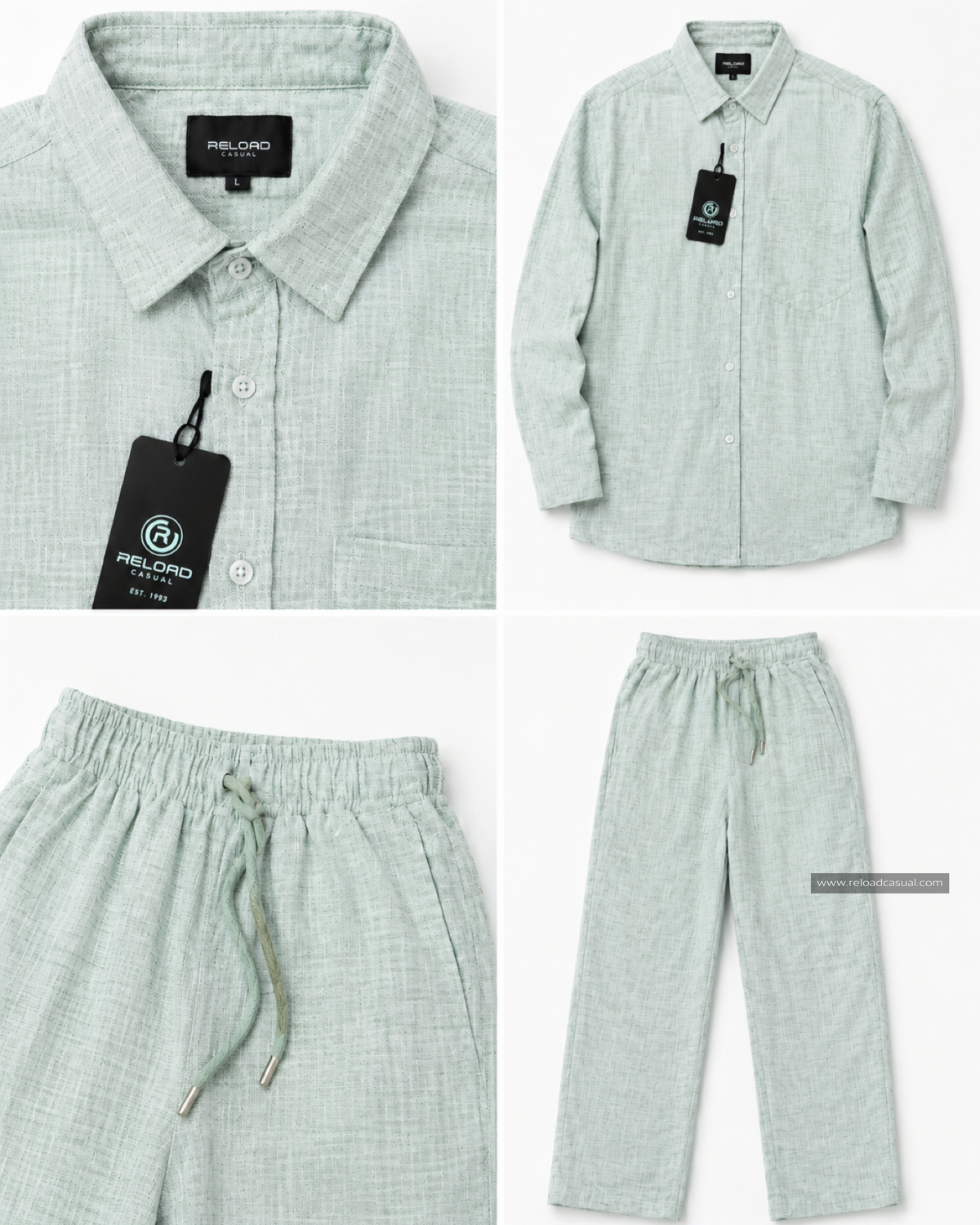 Relaxed Fit Summer Linen Tracksuit