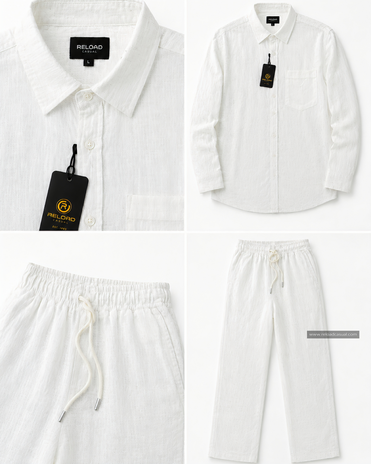 Relaxed Fit Summer Linen Tracksuit