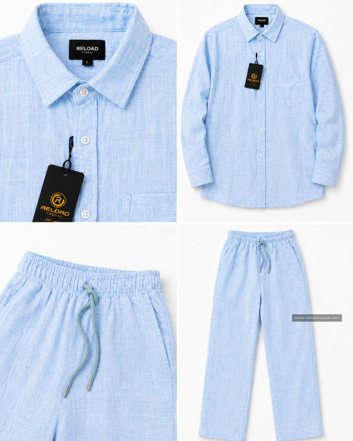 Relaxed Fit Summer Linen Tracksuit