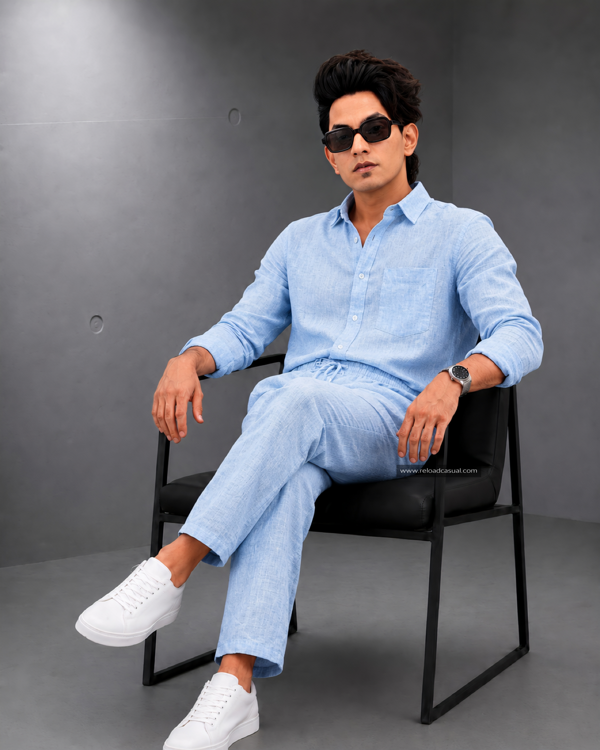Relaxed Fit Summer Linen Tracksuit