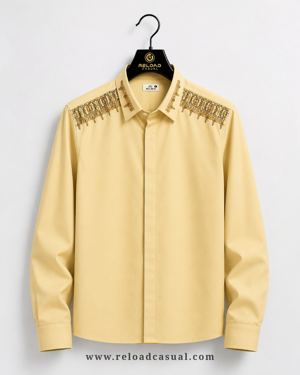 Collar Embroidery Design Lachka Shirt
