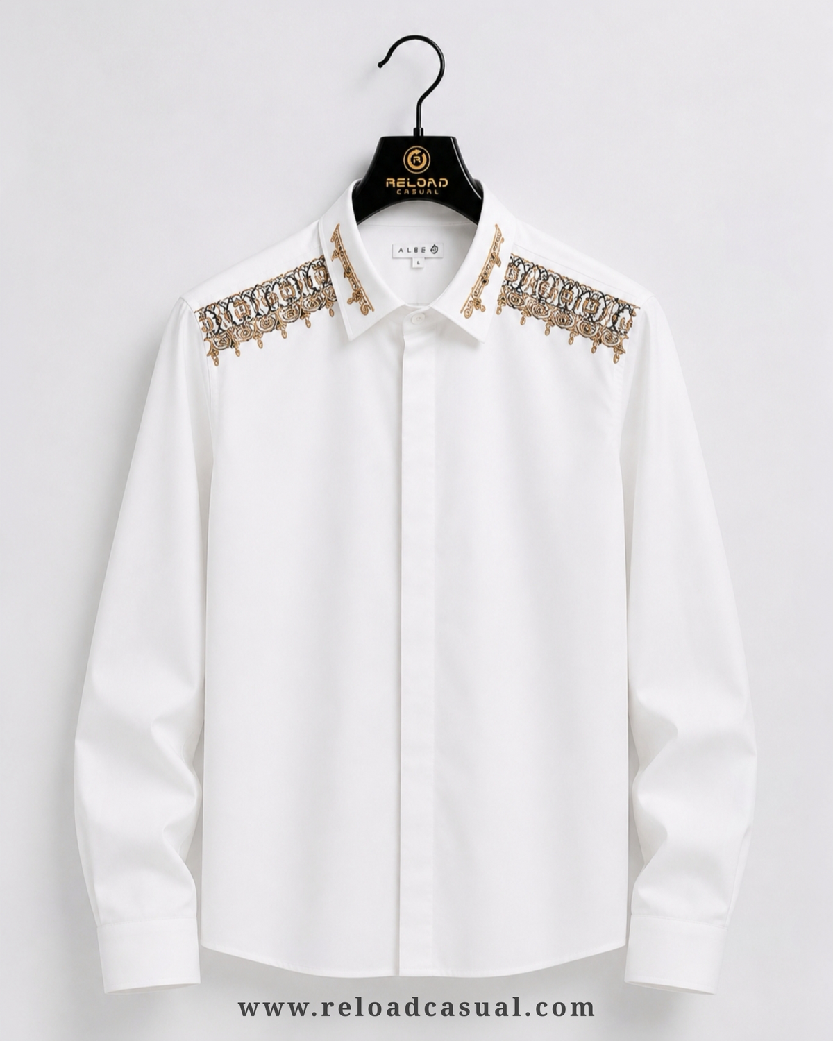 Collar Embroidery Design Lachka Shirt