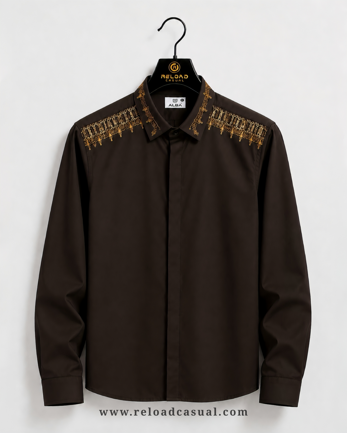 Collar Embroidery Design Lachka Shirt
