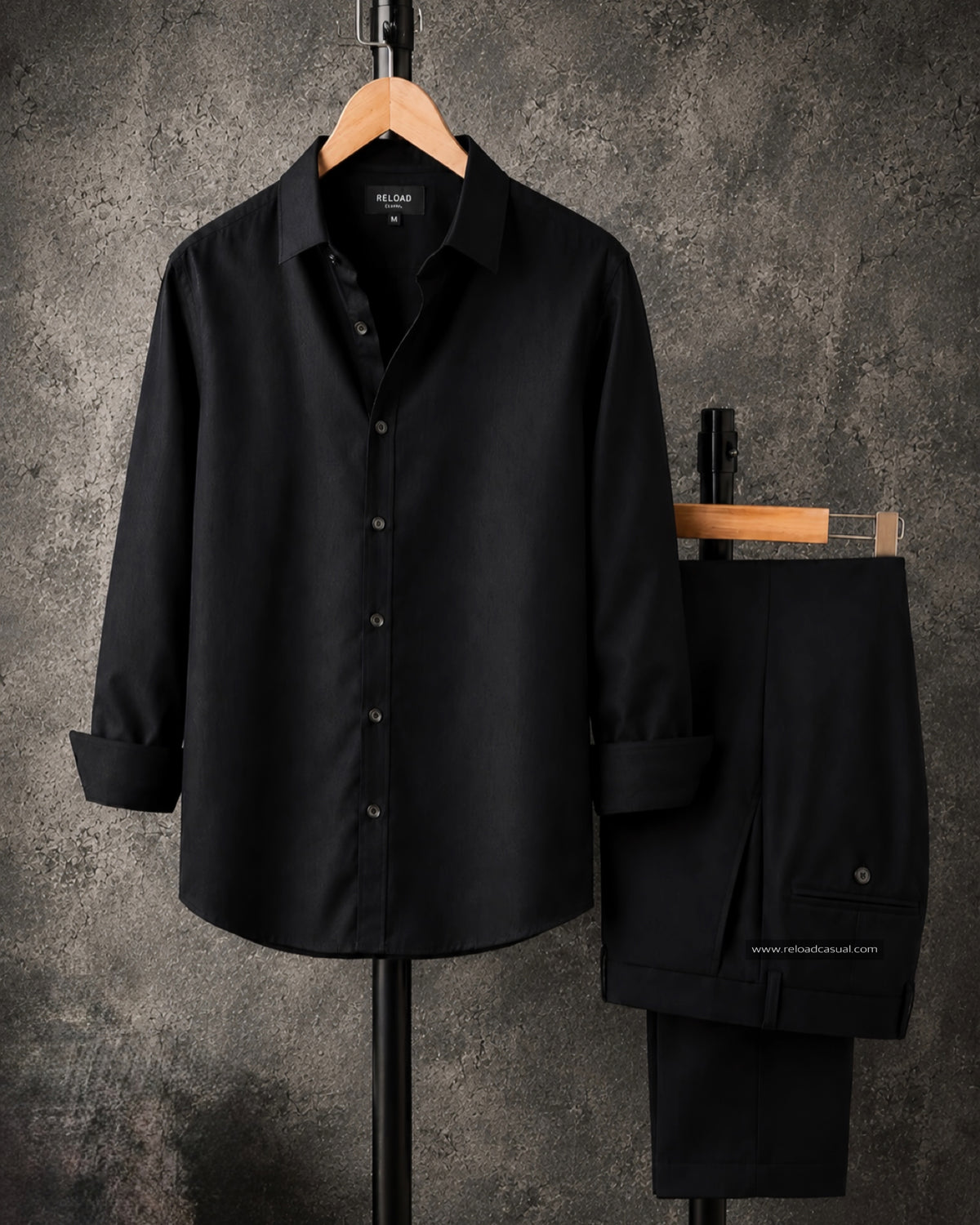 Premium Satin Shirt & Adjustable Pant Combo