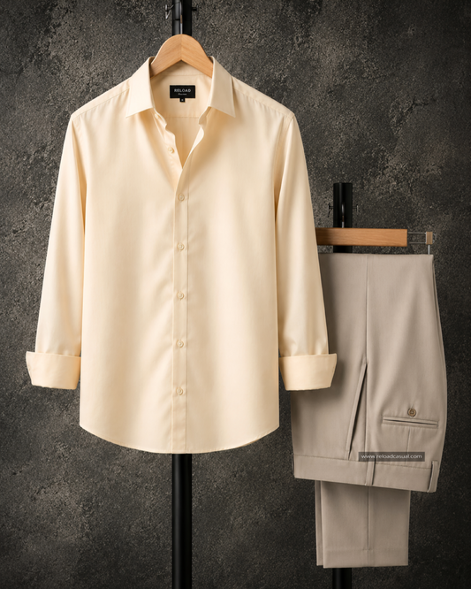 Premium Satin Shirt & Adjustable Pant Combo