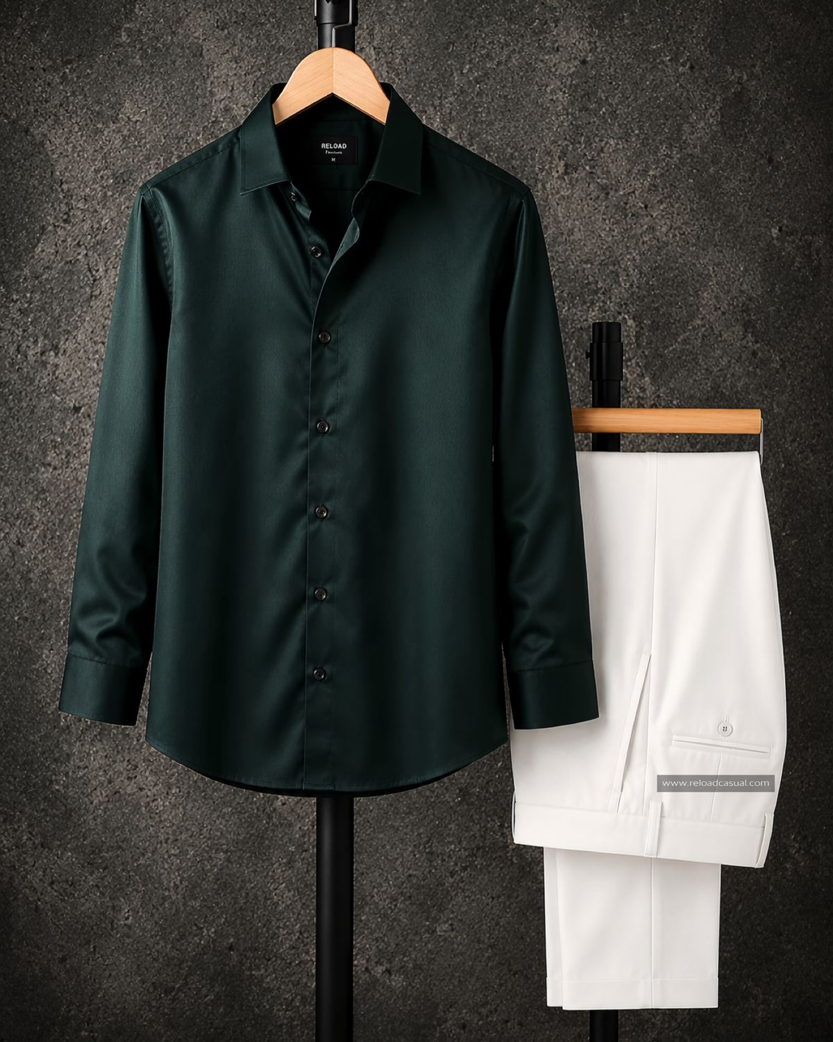 Premium Satin Shirt & Adjustable Pant Combo