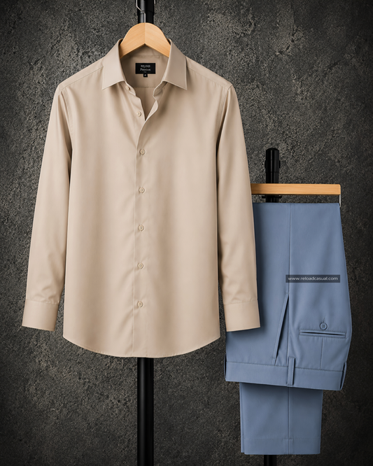 Premium Satin Shirt & Adjustable Pant Combo