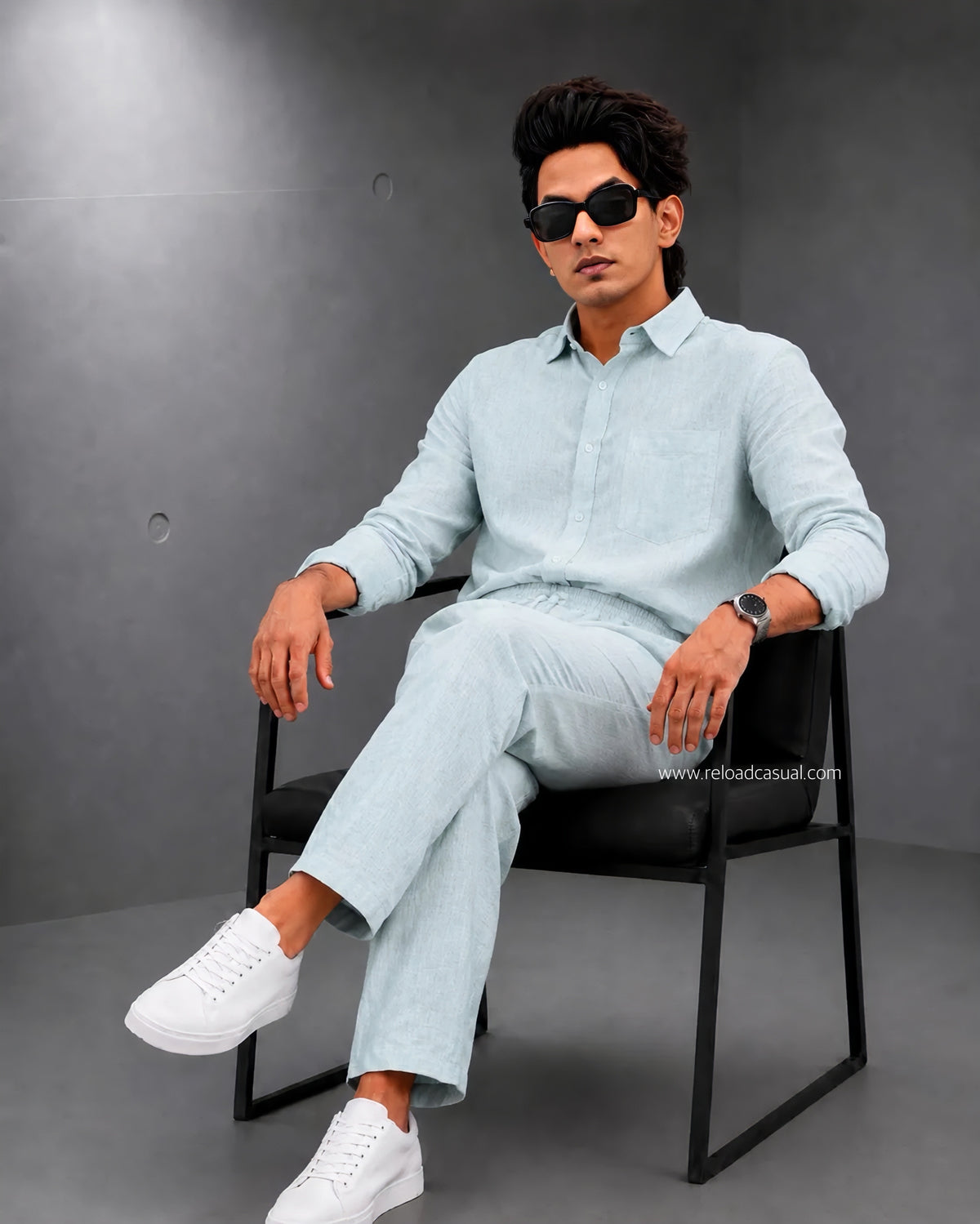 Relaxed Fit Summer Linen Tracksuit