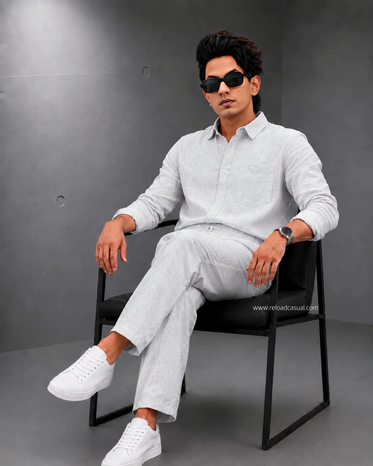 Relaxed Fit Summer Linen Tracksuit