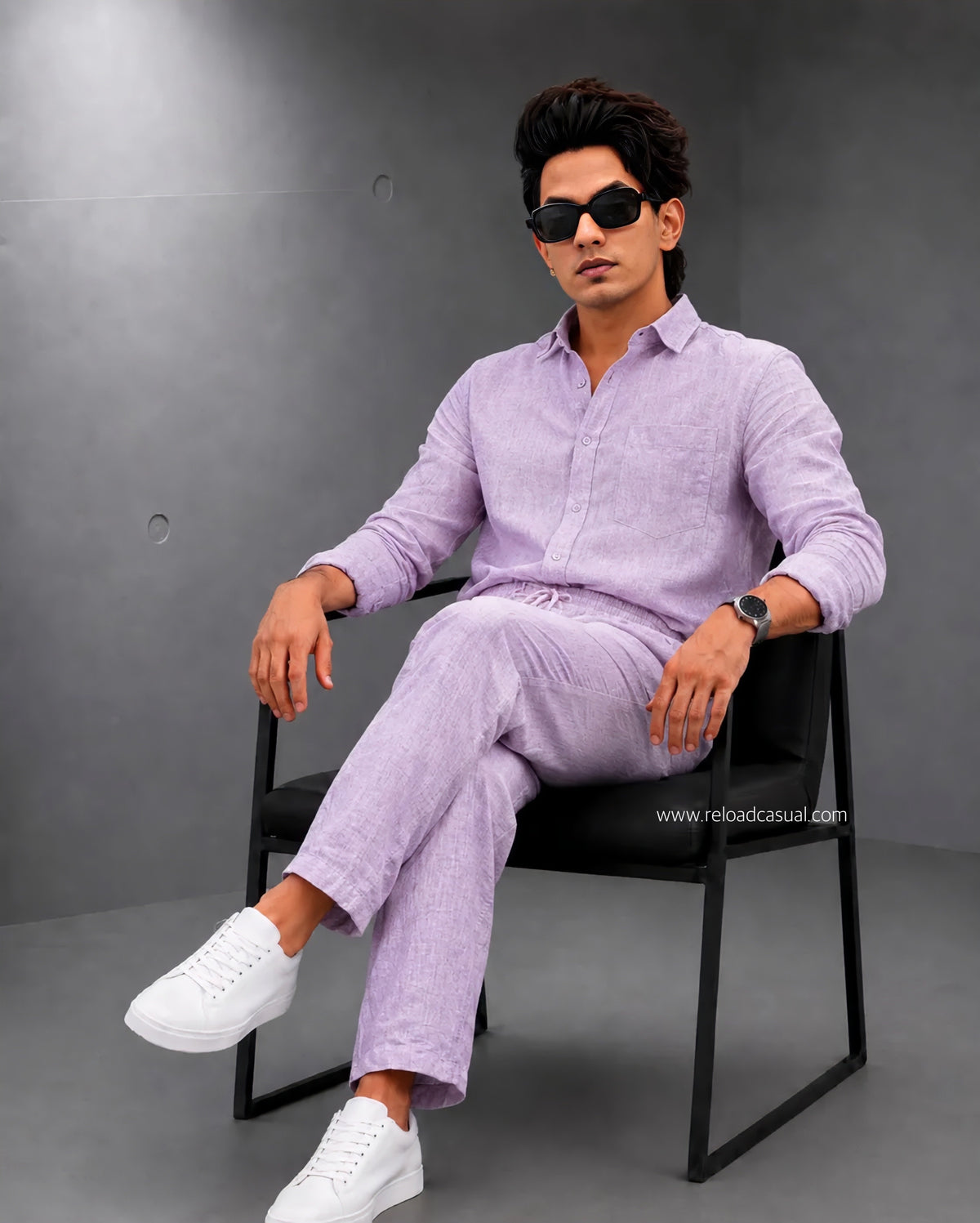 Relaxed Fit Summer Linen Tracksuit